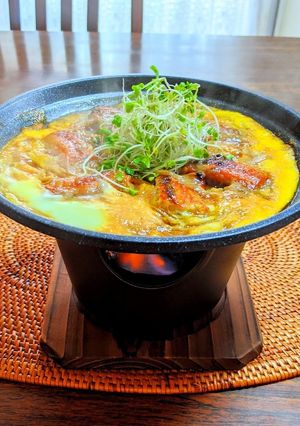 鰻とゴボウの柳川風鍋-レシピのメイン写真