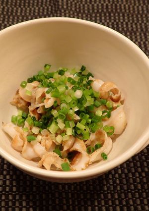 ホタテ貝ヒモのねぎポン酢-レシピのメイン写真