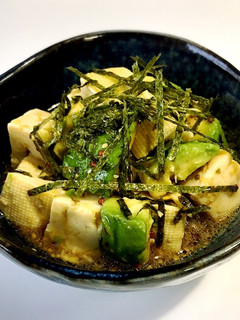 アボカド豆腐のゴマポンマスタード和え-レシピのメイン写真