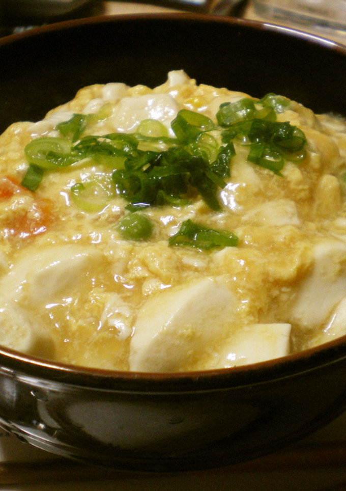 あつあつとろとろタマゴとうふ丼♪-レシピのメイン写真