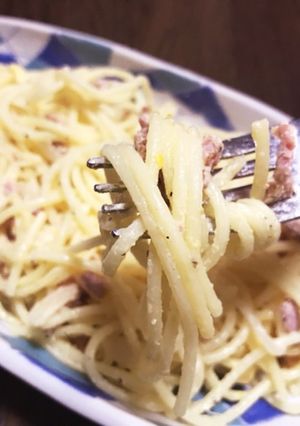お手軽腎臓病食ーカルボナーラ-レシピのメイン写真
