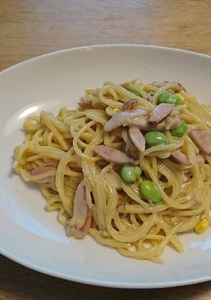 *コーンスープdeパスタ*-レシピのメイン写真
