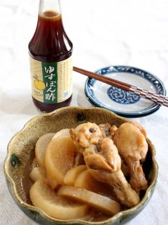 手羽元と大根のゆずぽん酢煮-レシピのメイン写真