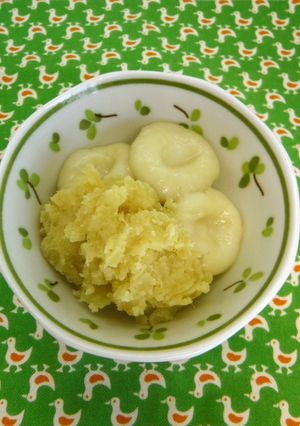 りんご白玉とさつま芋あん-レシピのメイン写真