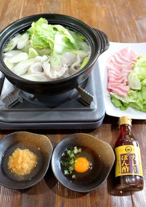 レタスと豚肉のカレーぽん酢しゃぶしゃぶ-レシピのメイン写真