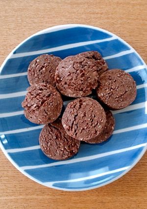 ジャムとココアのクッキー-レシピのメイン写真