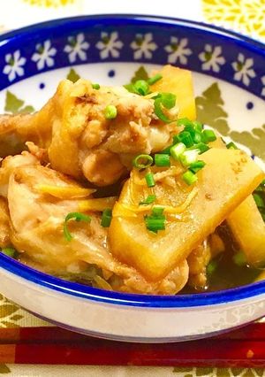 大根と鶏手羽元の☆煮物-レシピのメイン写真