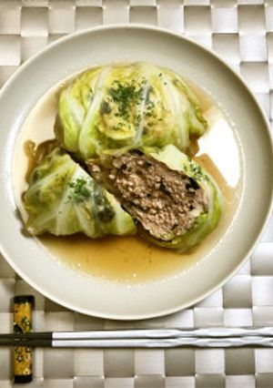 【使いきり】海苔入りロールキャベツ-レシピのメイン写真