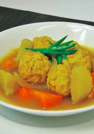 肉団子のカレースープ煮【健幸惣菜】-レシピのメイン写真