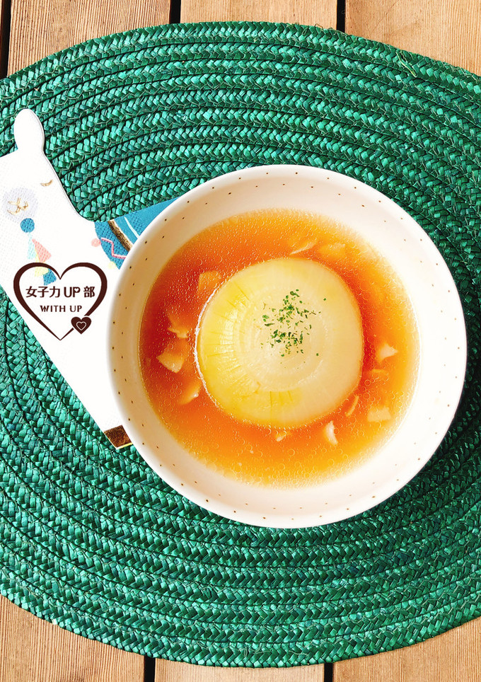 簡単！玉ねぎまるごとスープ-レシピのメイン写真