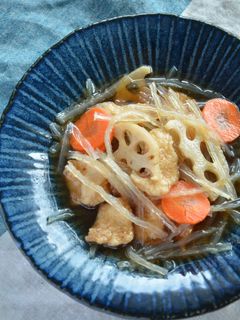 鶏胸肉と糸寒天の南蛮漬け-レシピのメイン写真