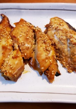 オーブンで♪鯖のゴマ照り焼き-レシピのメイン写真