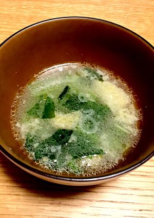 小松菜たっぷり入れて♡おだし味スープ-レシピのメイン写真