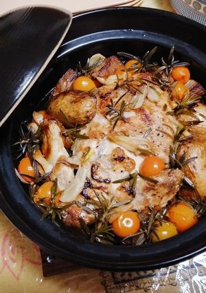 チキン蒸し焼き(丸鶏で簡単)-レシピのメイン写真