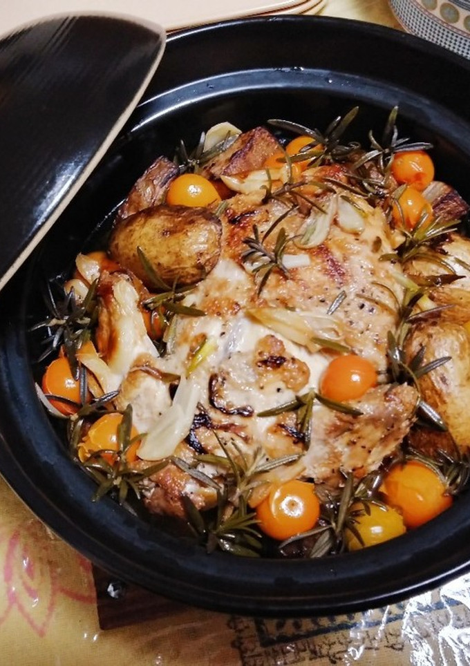 チキン蒸し焼き(丸鶏で簡単)-レシピのメイン写真