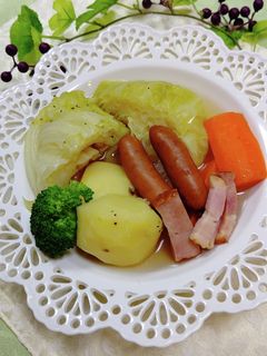 ソーセージのポトフ-レシピのメイン写真