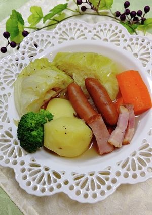 ソーセージのポトフ-レシピのメイン写真