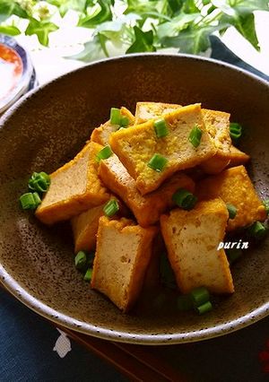 お弁当にも♪厚揚げのポン酢生姜炒め-レシピのメイン写真