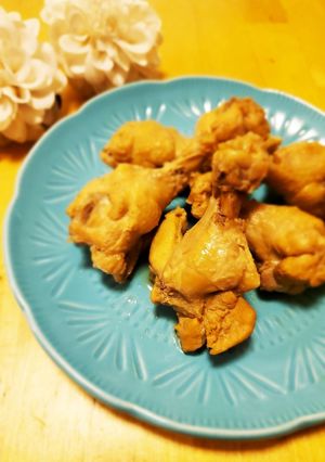 簡単◎調味料2つだけ！やわらか手羽元煮♪-レシピのメイン写真