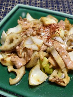 冬野菜と豚肉のXO醤炒め-レシピのメイン写真