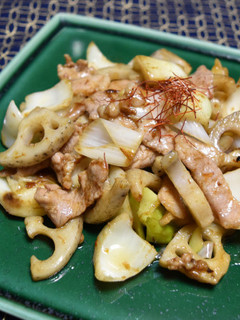 冬野菜と豚肉のXO醤炒め-レシピのメイン写真
