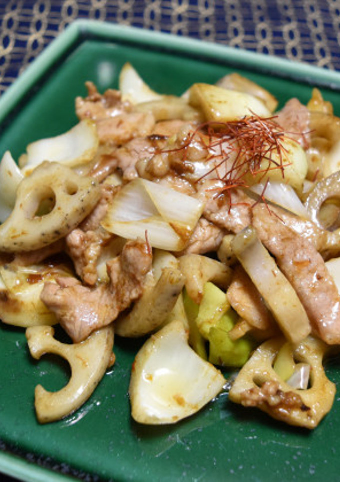 冬野菜と豚肉のＸＯ醤炒め-レシピのメイン写真