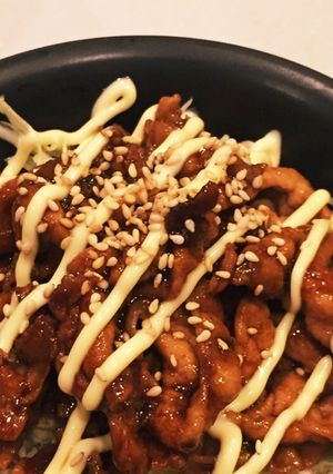 甘辛タレの節約簡単ガッツリ豚丼-レシピのメイン写真