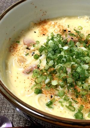 ハマる!和洋折衷!味噌クリームうどん✨-レシピのメイン写真