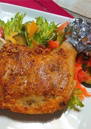 ◆パリッとチキンのチーズ香草焼き♪-レシピのメイン写真