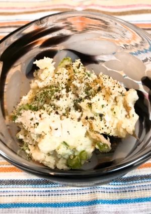 にんにくの芽と鶏胸肉のポテトサラダ-レシピのメイン写真