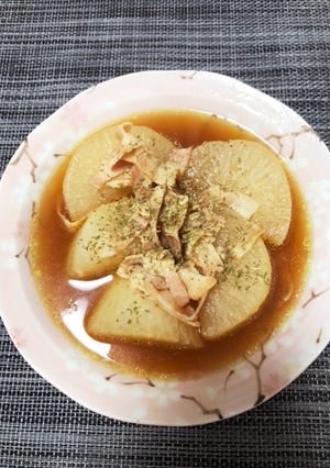 大根とベーコンの煮物-レシピのメイン写真
