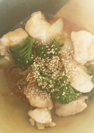 全てレンジ子供と食べる胸肉根菜のトリチリ-レシピのメイン写真