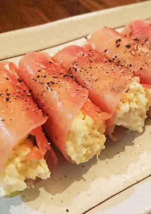 ポテトサラダの生ハム巻き-レシピのメイン写真