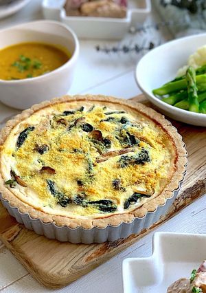 グルテンフリー豆腐のキッシュ*ヴィーガン-レシピのメイン写真