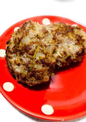 豆苗入りハンバーグ-レシピのメイン写真