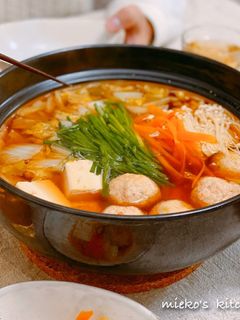 〆まで絶品☆鶏団子鍋-レシピのメイン写真