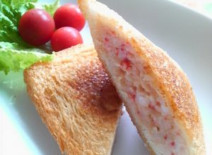 日清べジフルーツオイルでサクッとハトシ☆-レシピのメイン写真