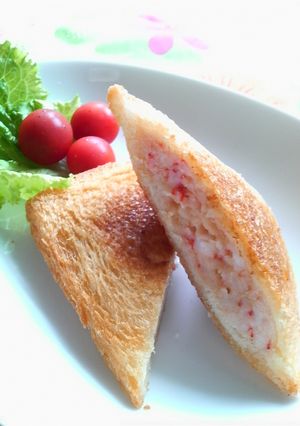 日清べジフルーツオイルでサクッとハトシ☆-レシピのメイン写真