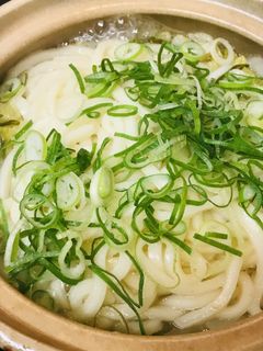 ※お鍋の〆●がっちり二玉のうどん鍋-レシピのメイン写真