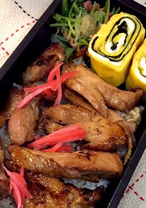 鷄丼弁当-レシピのメイン写真