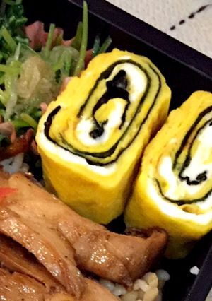 海苔入りぐるぐる卵焼き-レシピのメイン写真