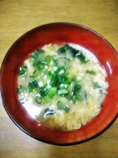 梨湖の簡単!時短!かき玉味噌汁-レシピのメイン写真