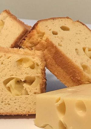 *糖質制限☆ふわもち簡単チーズシフォン*-レシピのメイン写真