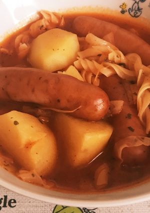 体ポカポカ☆ミネストローネ風スープパスタ-レシピのメイン写真