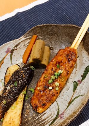 コンビニ割り箸で鶏つくね-レシピのメイン写真
