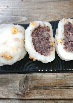大人気のくるみあんこ餅-レシピのメイン写真