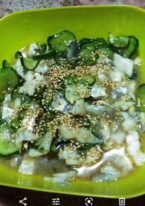 太刀魚ときゅうりの酢の物-レシピのメイン写真