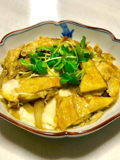 薄揚げとごぼうの卵とじ*丼にも-レシピのメイン写真