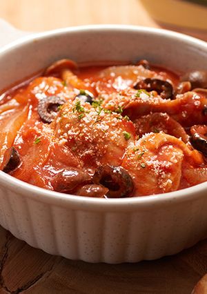 炊飯器で♪鶏肉としめじのトマトソース煮-レシピのメイン写真