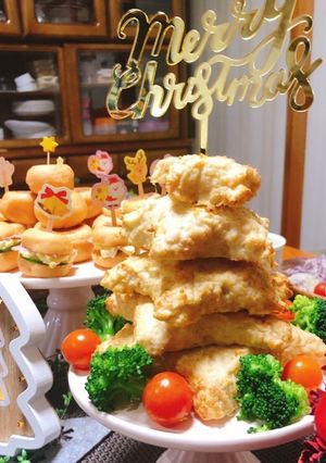 クリスマスに！つくねツリー♡♡-レシピのメイン写真
